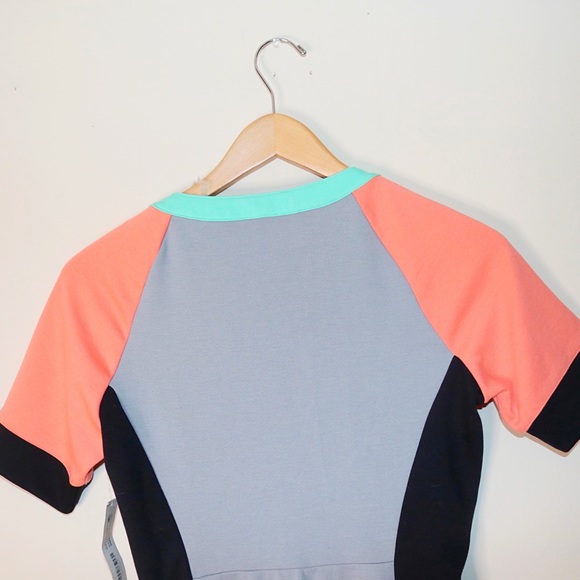 I Heart Ronson Colorblock Ponte Dress - Picture 5 of 7